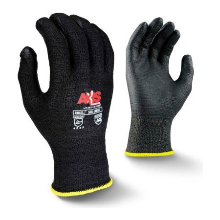 Radians Radians® RWG532L Axis„¢ Cut Resistant Nitrile Gloves, Touchscreen Fingers, Blk, L, 1 Pair - Pkg Qty 12 RWG532L